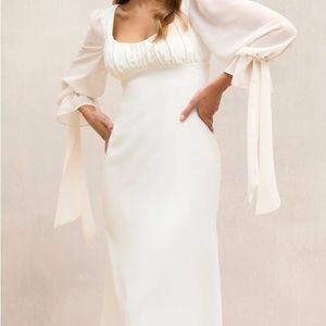 Lady Pipa Florentina Dress -Blanco